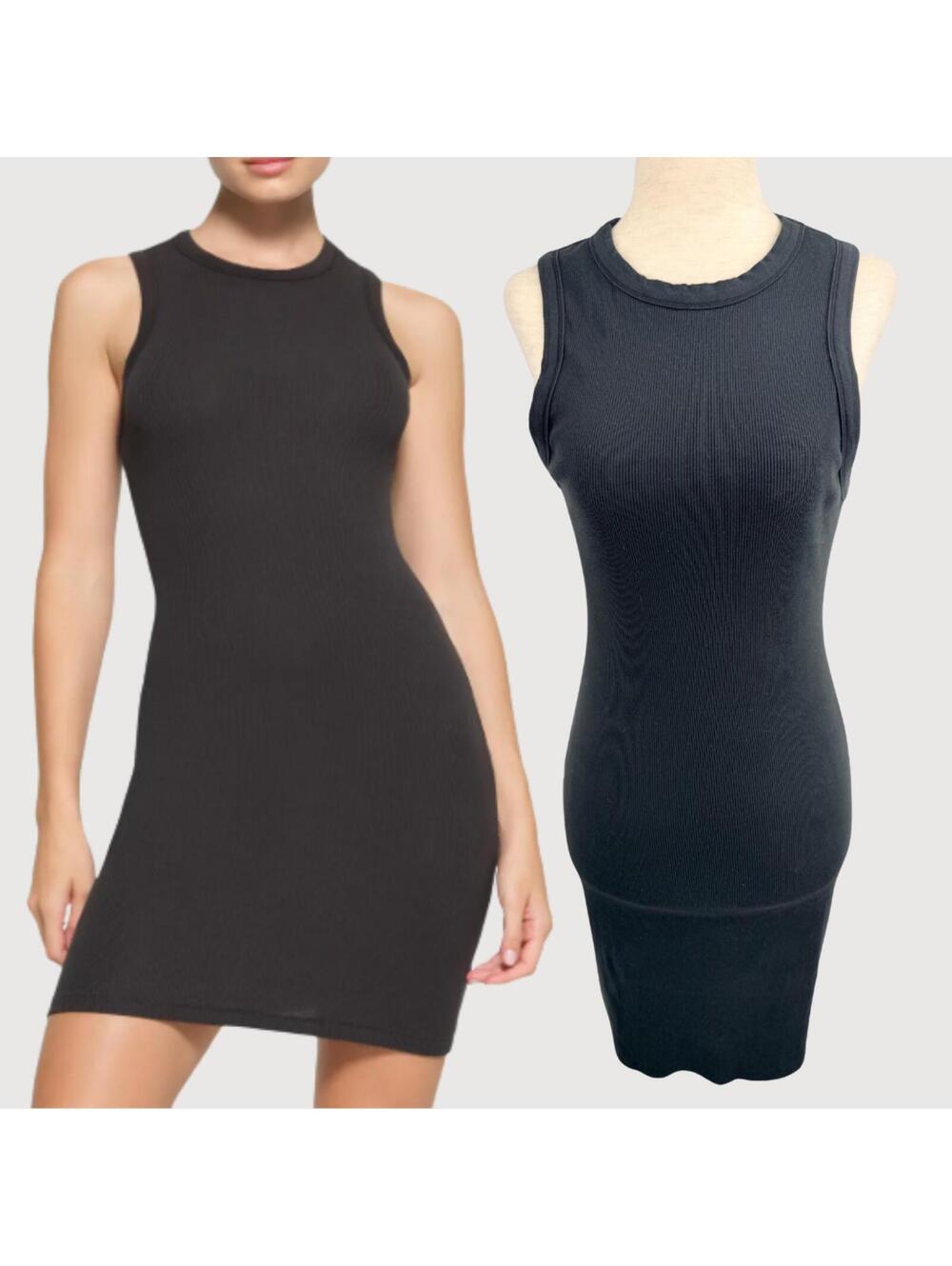SKIMS Cotton Rib Tank Mini Dress M